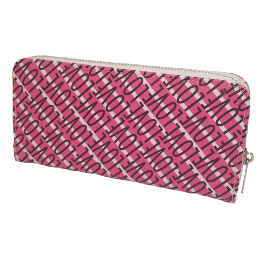 Chloe Alexis LOVE zipper wallets pink and …